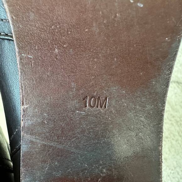 Tory Burch Sullivan Brown Leather Tall Boots Size 10M - Picture 12 of 16